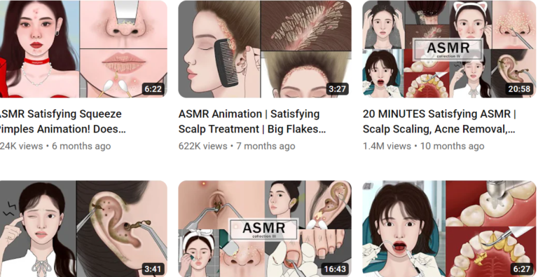ASMR Skincare Animation